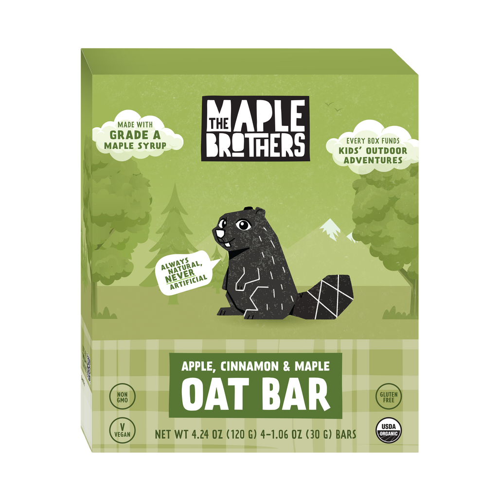 Apple, Cinnamon & Maple Oat Bars