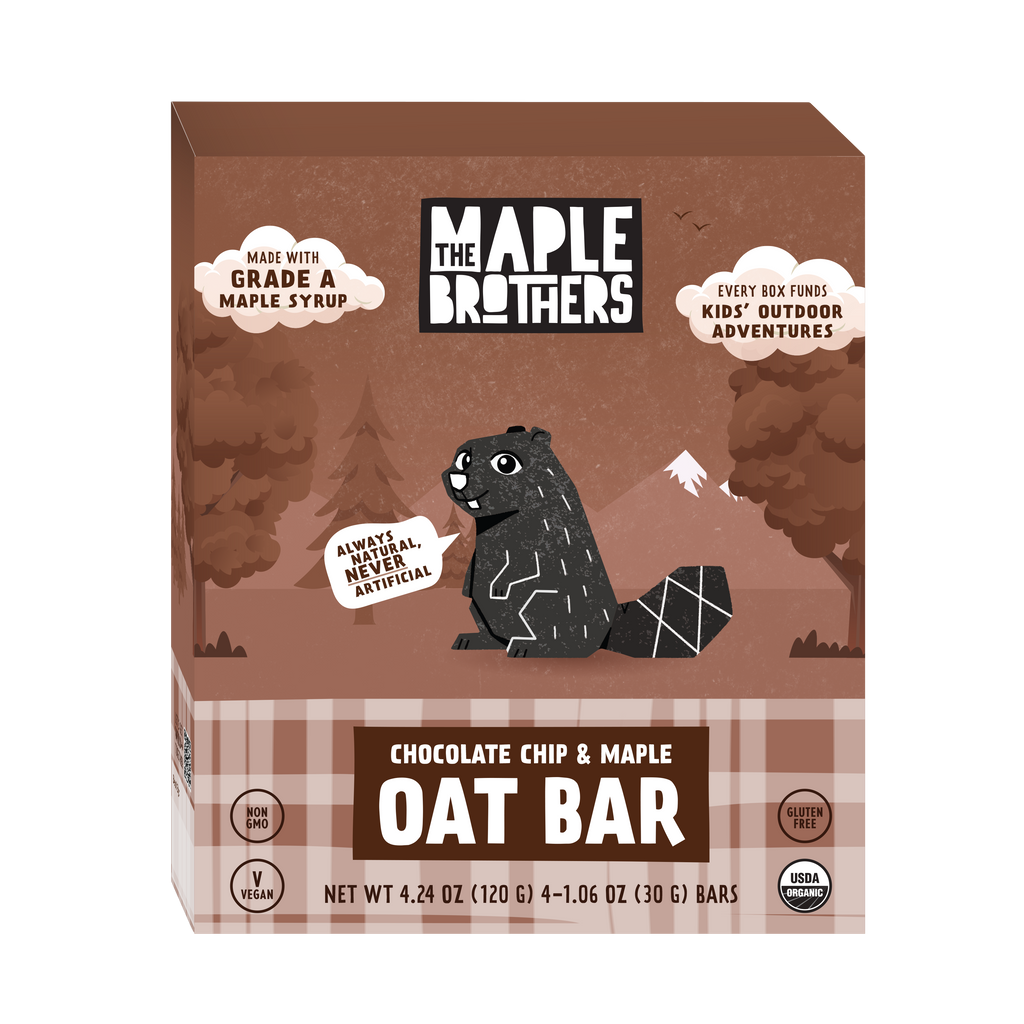 Chocolate Chip & Maple Oat Bars
