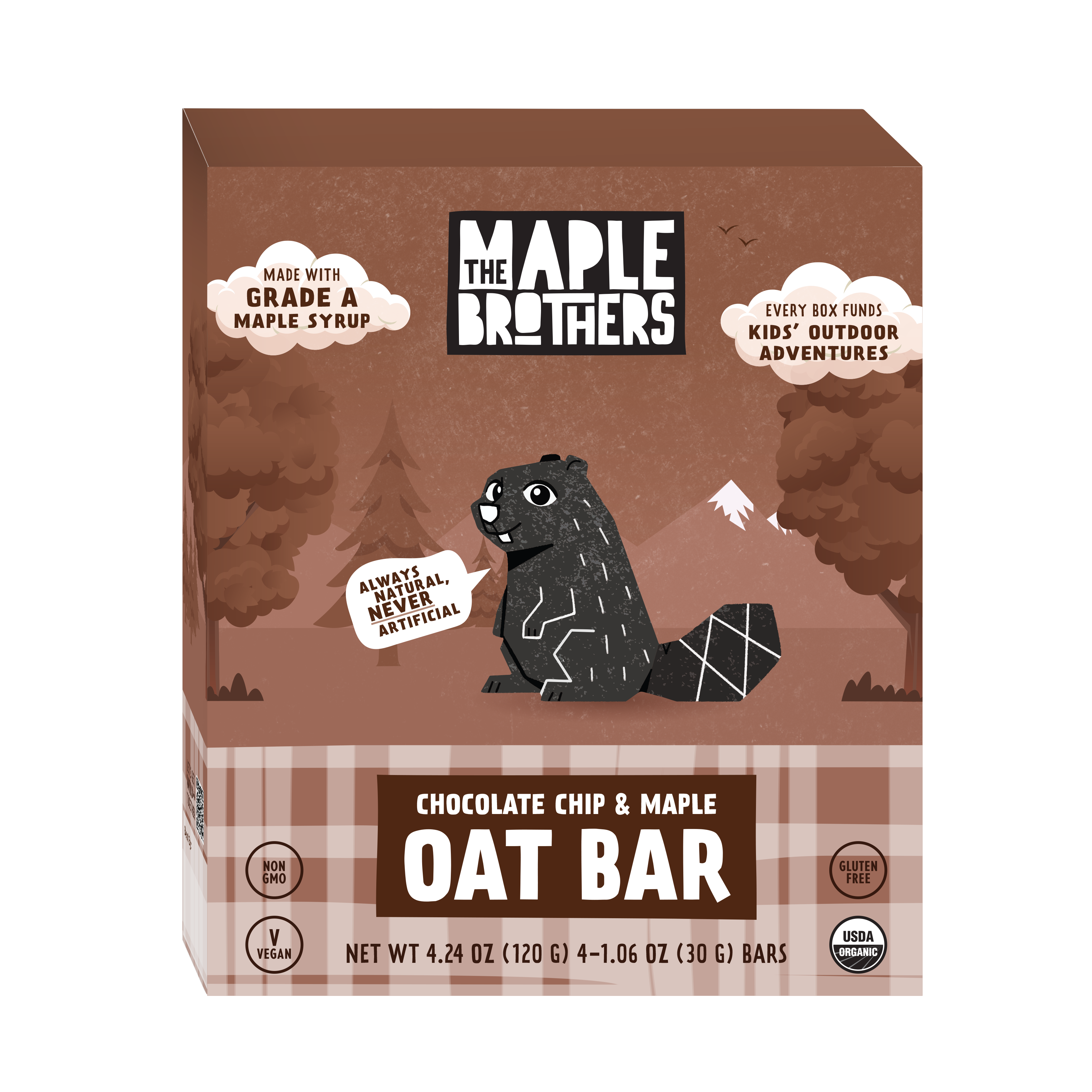 Chocolate Chip & Maple Oat Bars