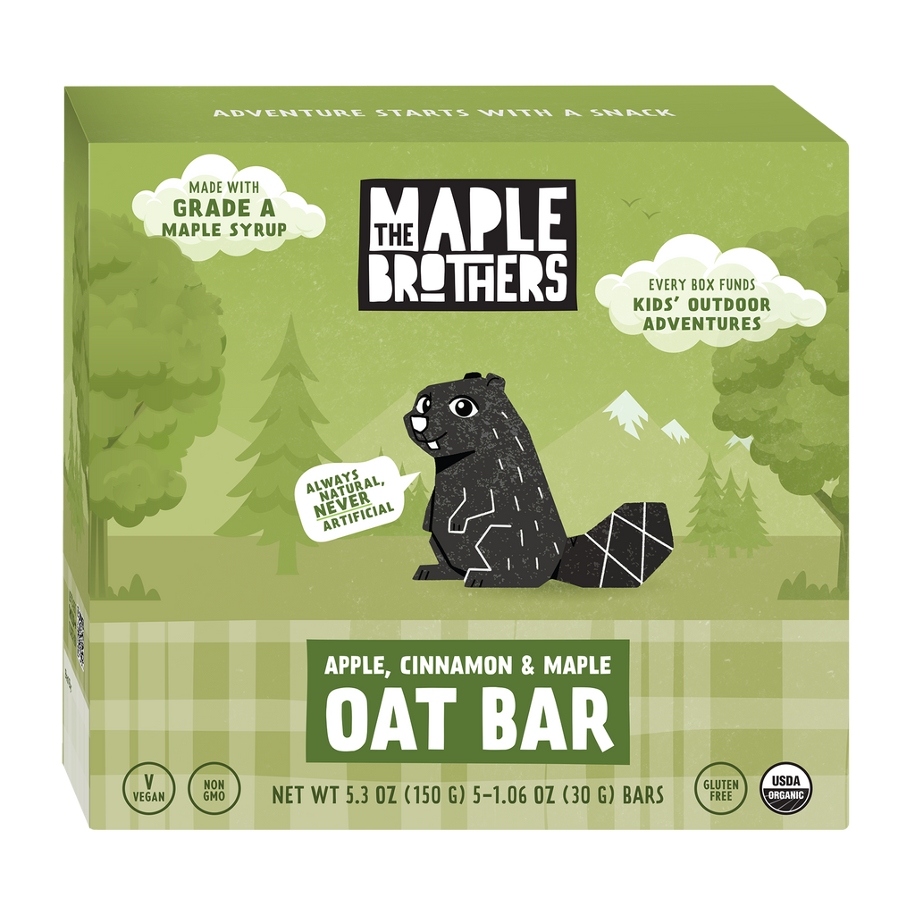 Apple, Cinnamon & Maple Oat Bars