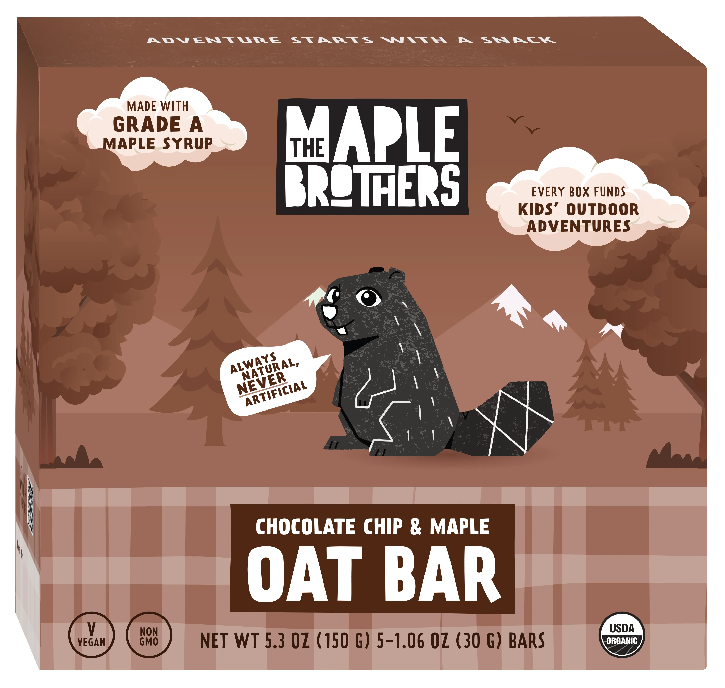 Chocolate Chip & Maple Oat Bars