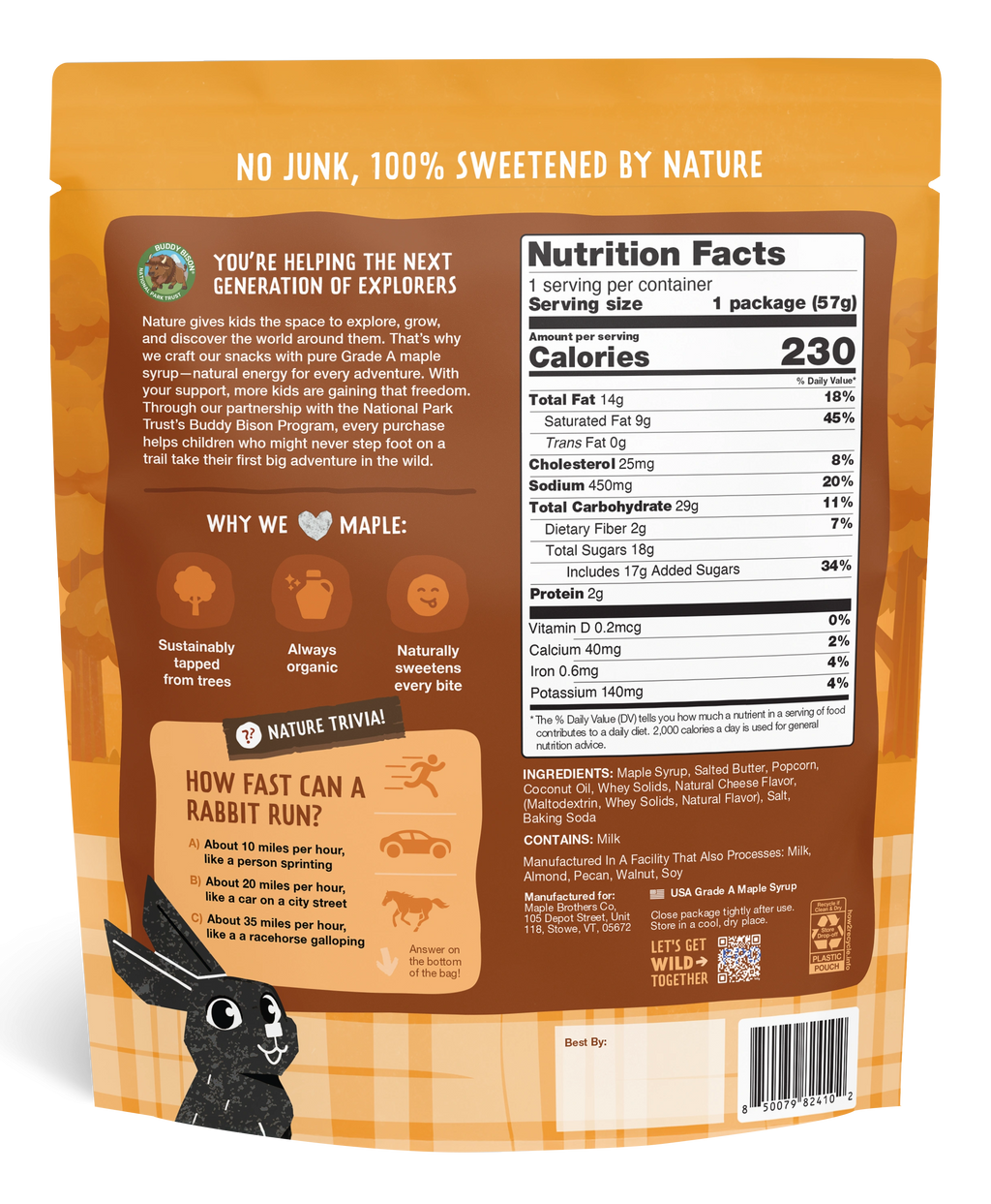 Cheddar & Maple Popcorn