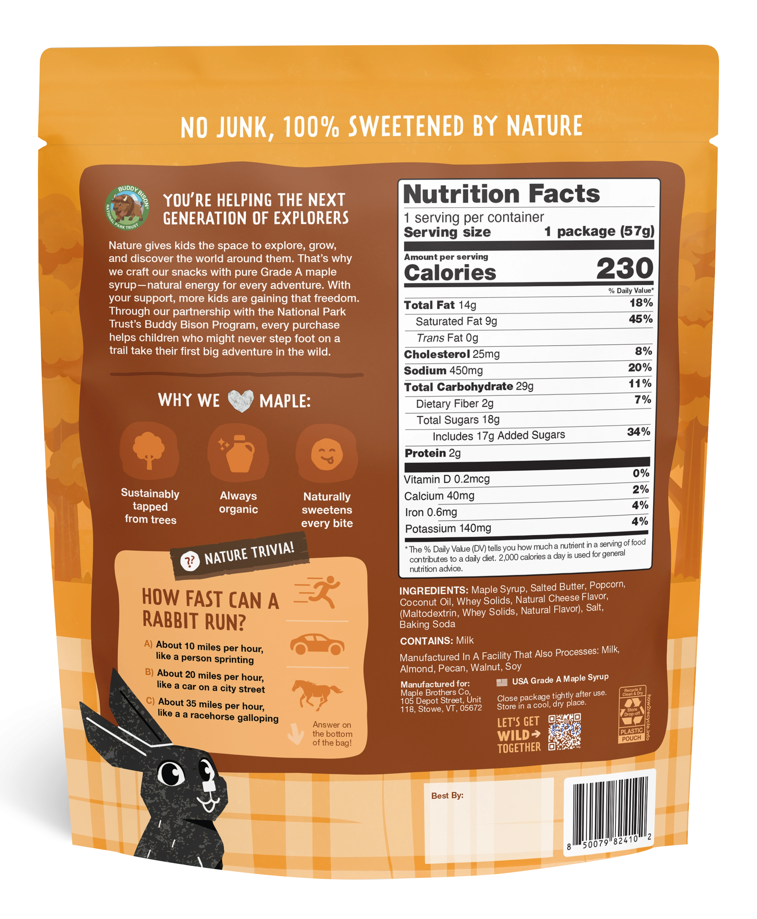 Cheddar & Maple Popcorn