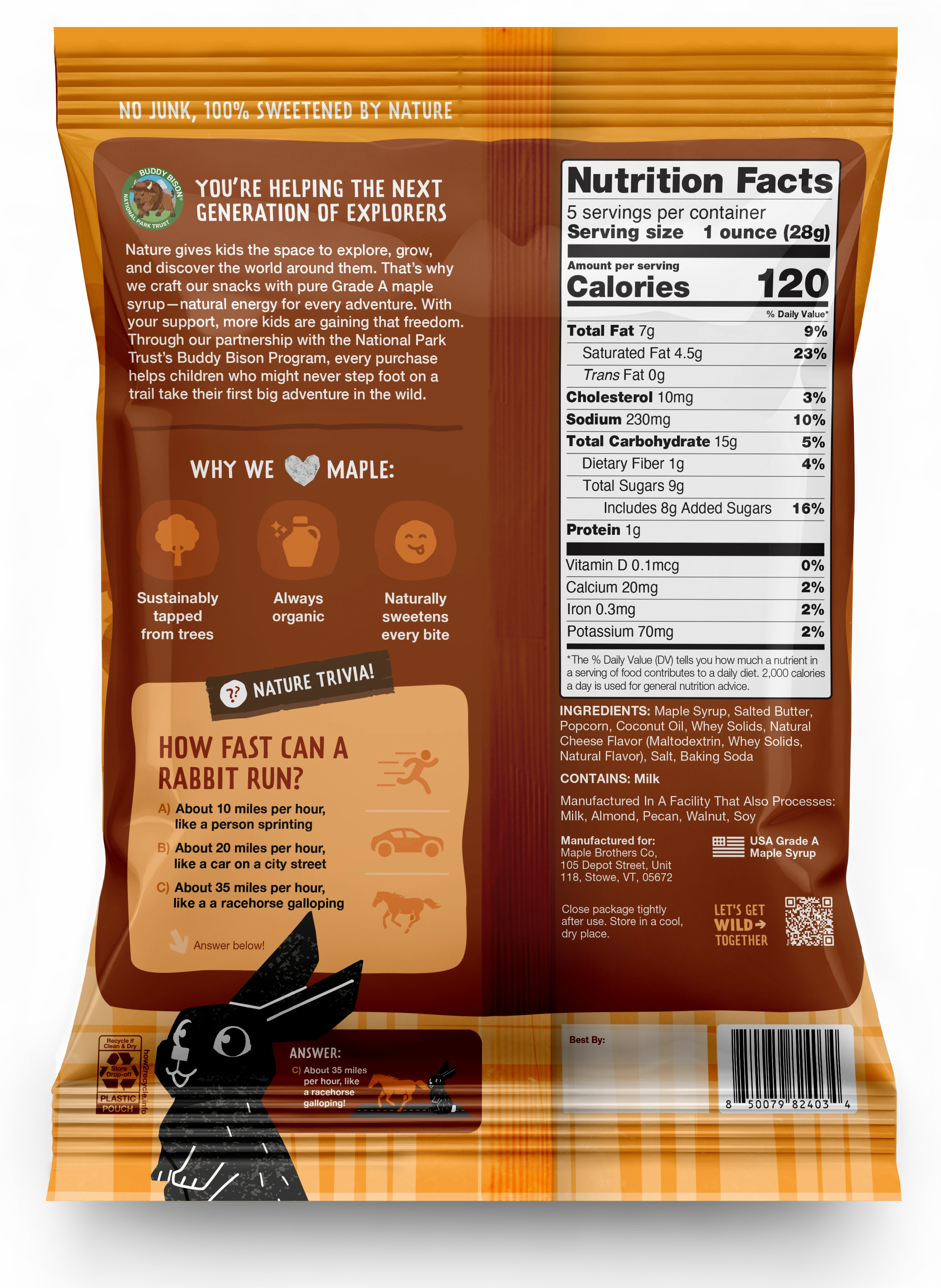 Cheddar & Maple Popcorn