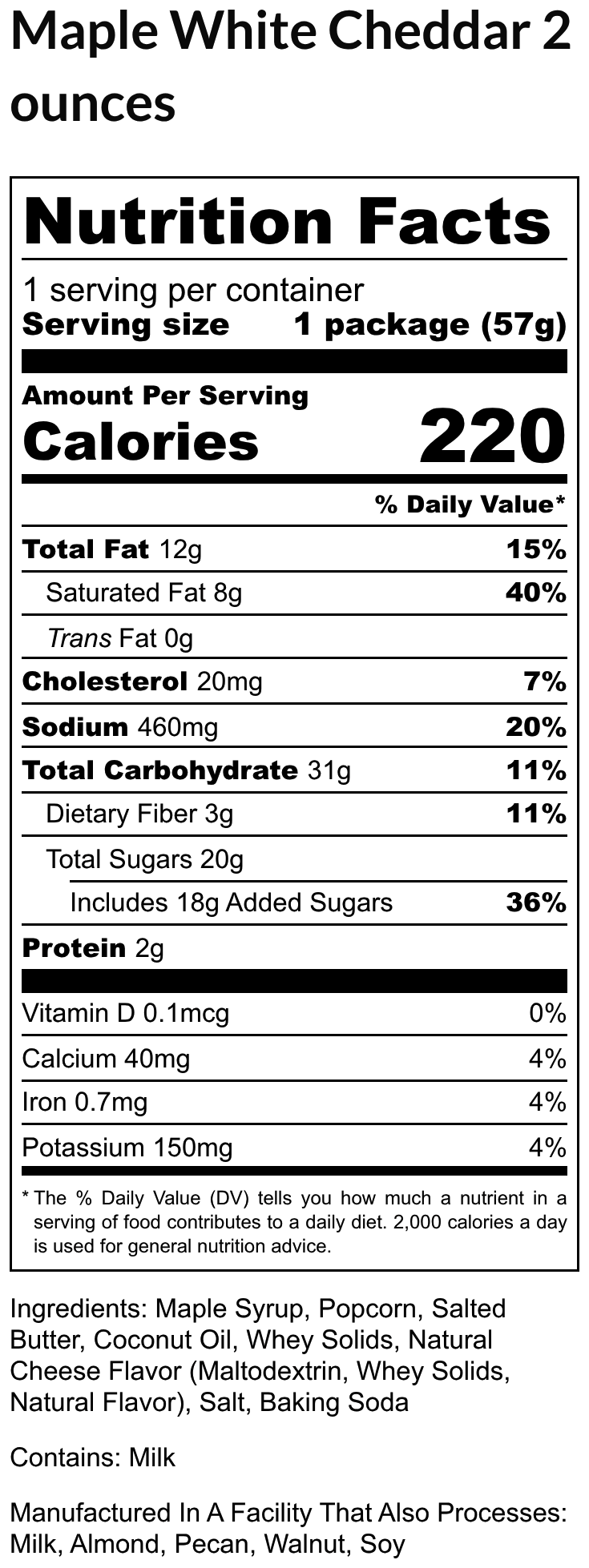 Cheddar & Maple Popcorn