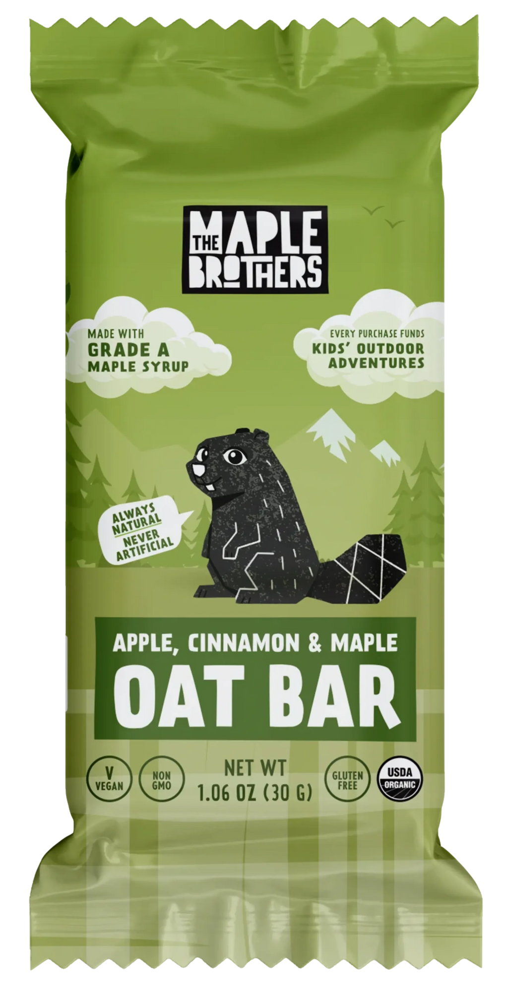 Apple, Cinnamon & Maple Oat Bars