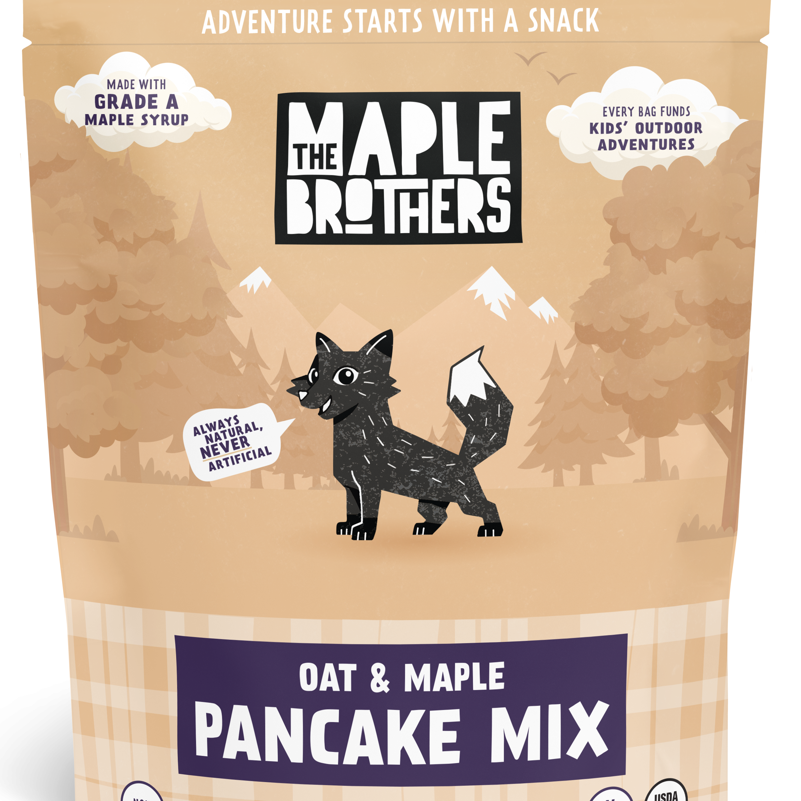 Bag of Maple Brothers Oat & Maple Pancake Mix