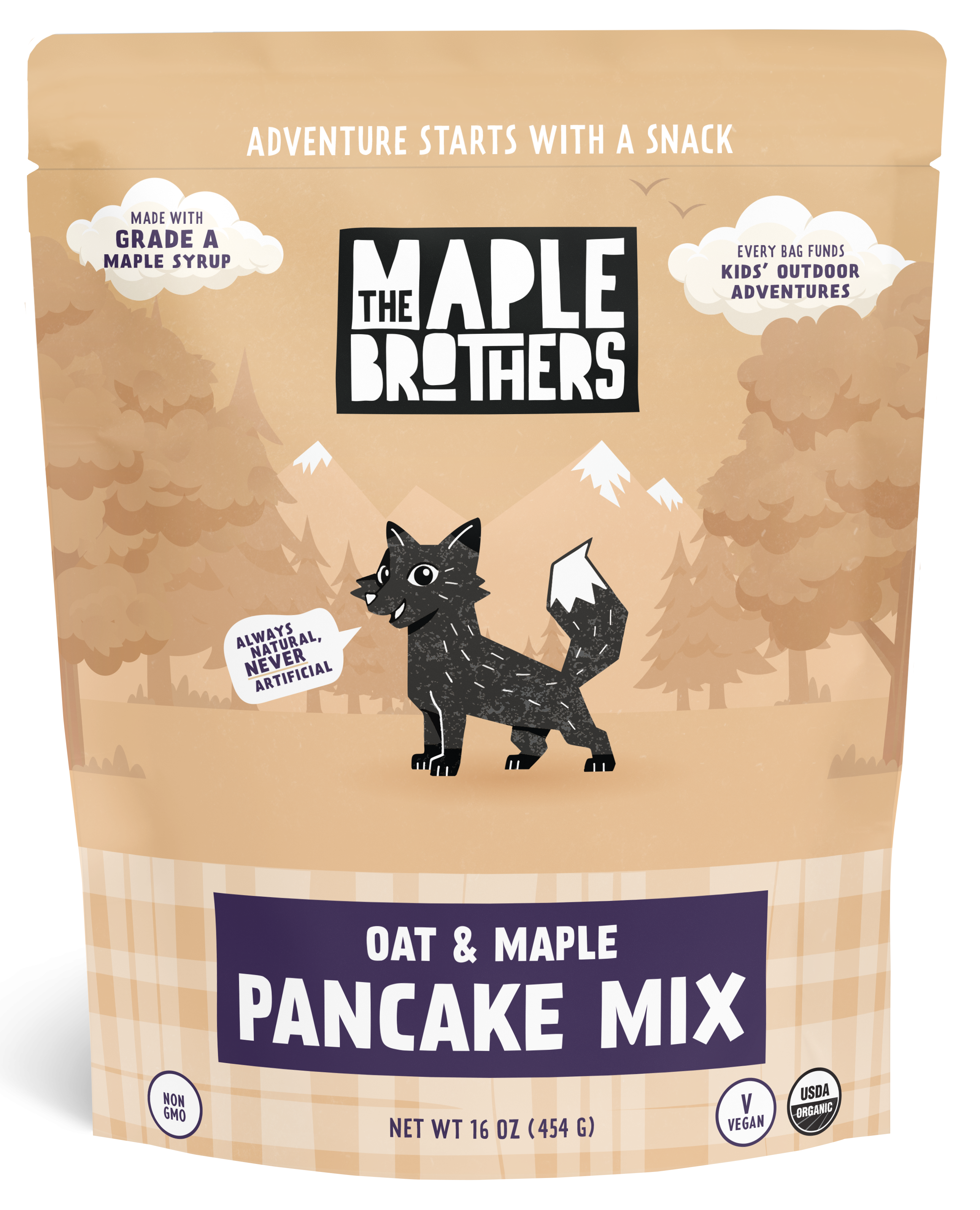Bag of Maple Brothers Oat &amp; Maple Pancake Mix