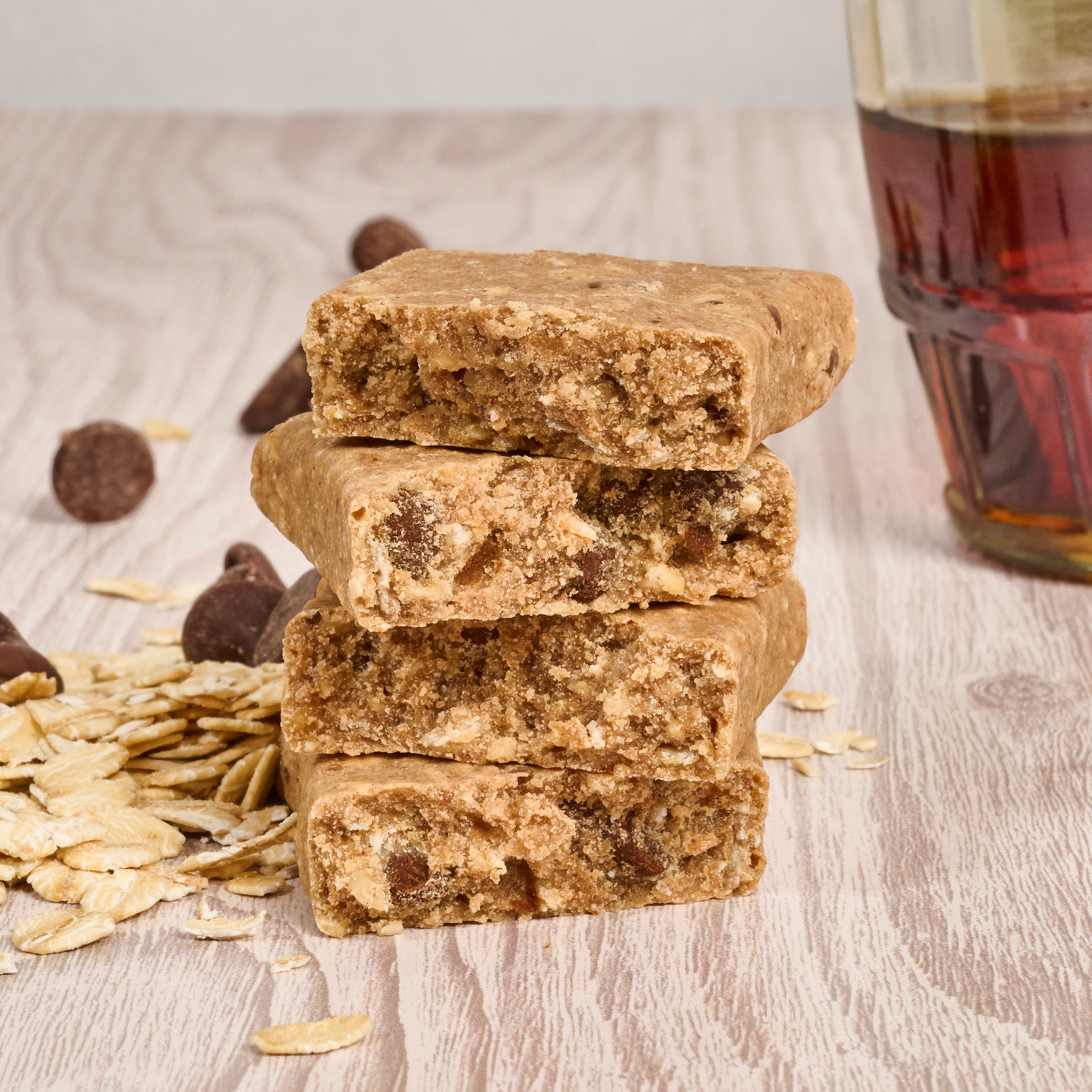 Chocolate Chip & Maple Oat Bars