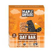 Peanut Butter, Chocolate & Maple Oat Bars