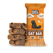 Peanut Butter, Chocolate & Maple Oat Bars