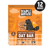 Peanut Butter, Chocolate & Maple Oat Bars