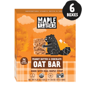 Peanut Butter, Chocolate & Maple Oat Bars